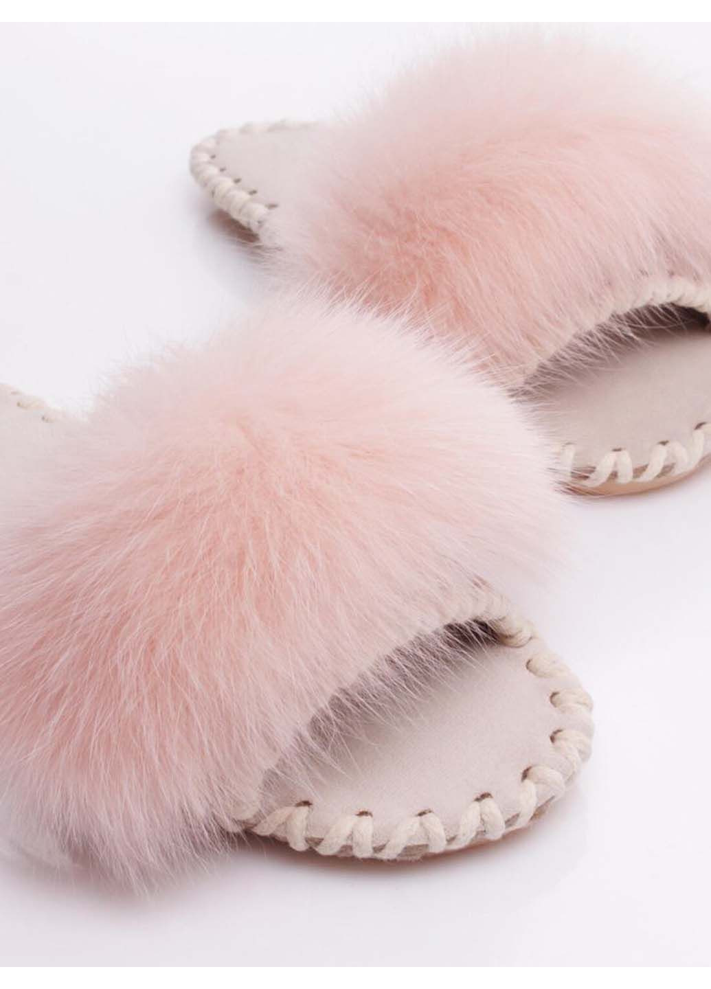 Персиковые домашние тапочки Family Story