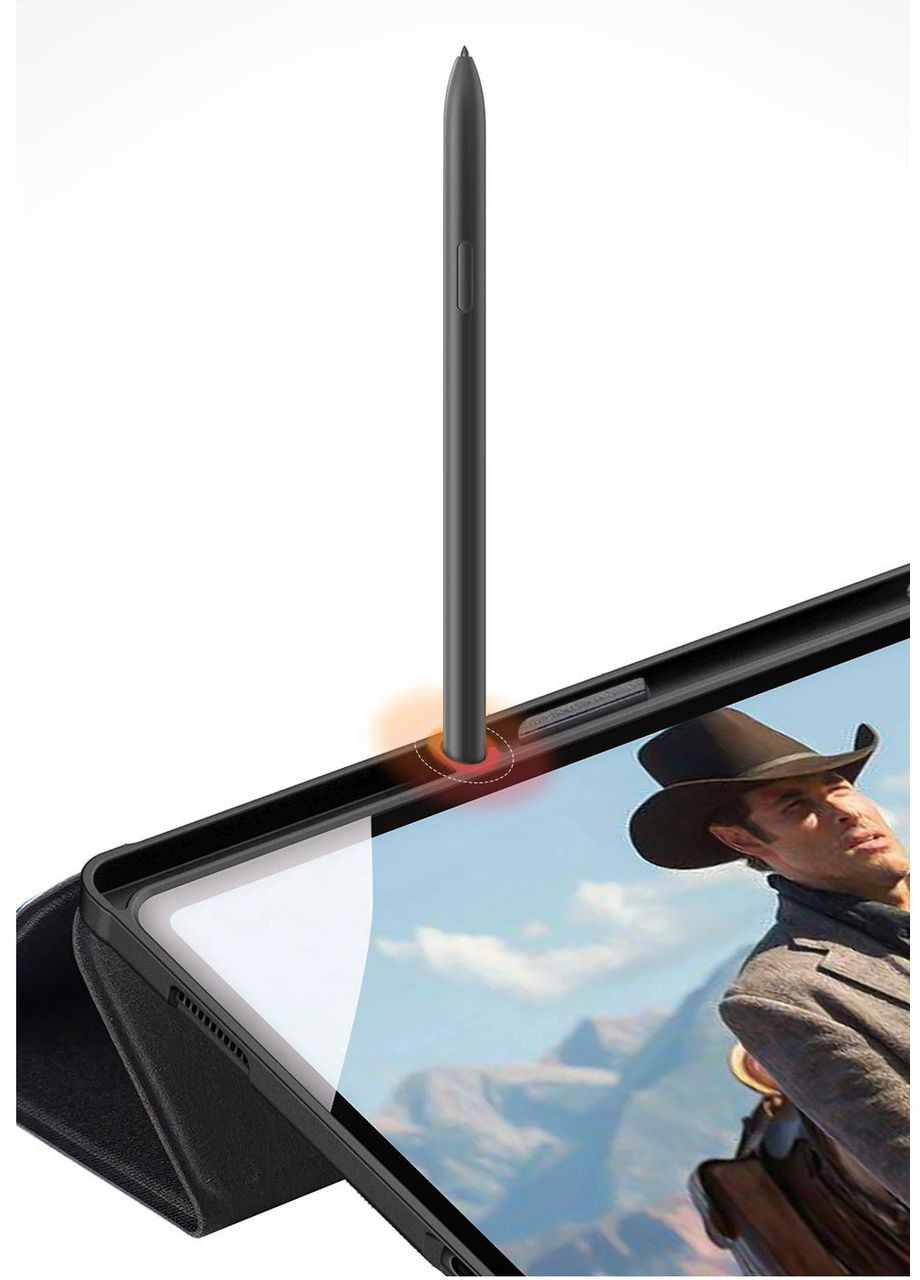 Чохол книжка Domo Series для Samsung Galaxy Tab S9 Plus 12.4" X810/X816B Black Dux Ducis (324234669)