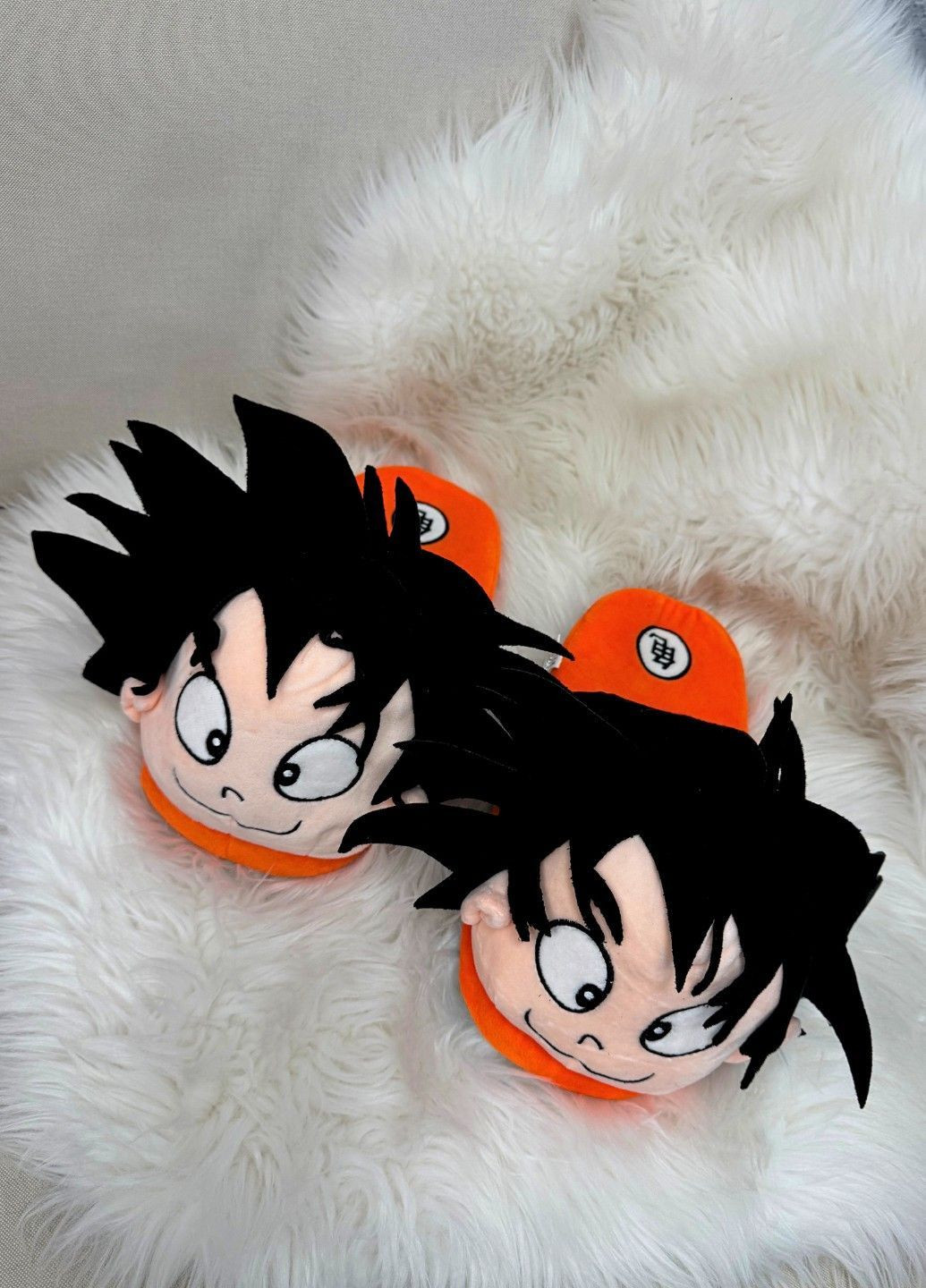 Капці кігурумі домашні для підлітків та дорослих Сон Гоку помаранчевий плюшеві Lalapka (362490072)