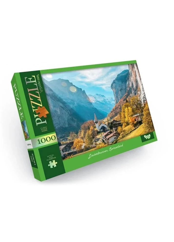 Пазл "Lauterbrunnen, Switzerland" C1000-12-07, 1000 эл. Danko Toys (396690489)