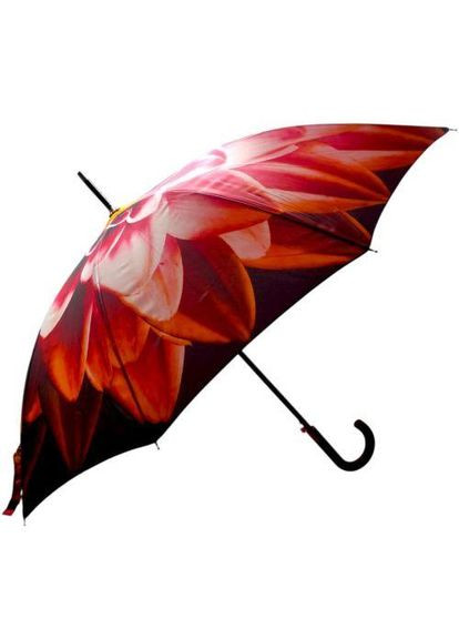 Красный женский зонт трость 85 см. ( ) МІС (365812877)