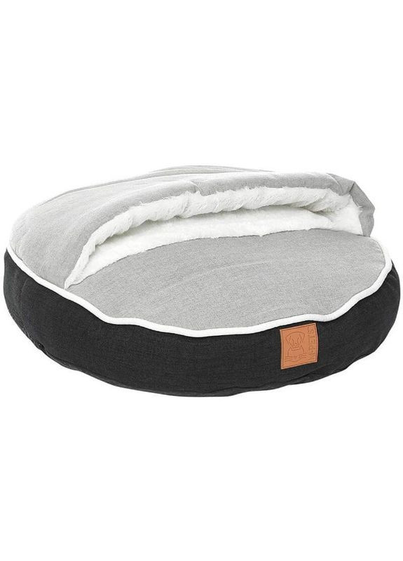 Круглий лежак з кишенею для котів та собак малих порід Moon Cushion - 50х50х8 см M-Pets (327391789)