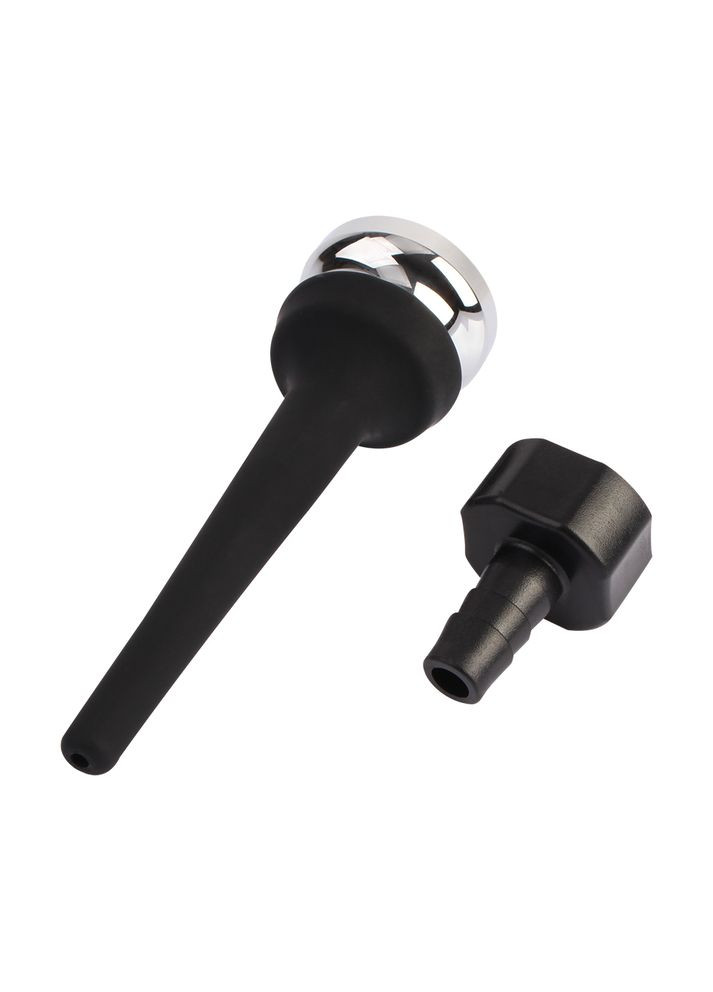 Насадка на анальный душ коническая Black Mont, черная Chisa (331170155)