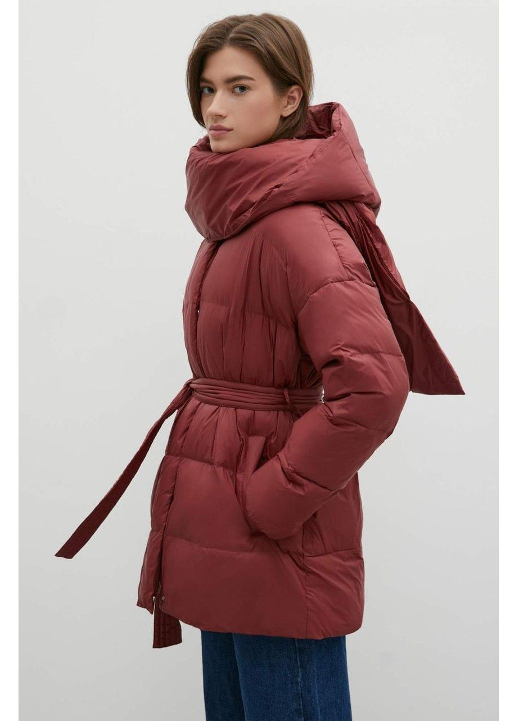 Бордова зимня зимова куртка fwb51064-332 Finn Flare
