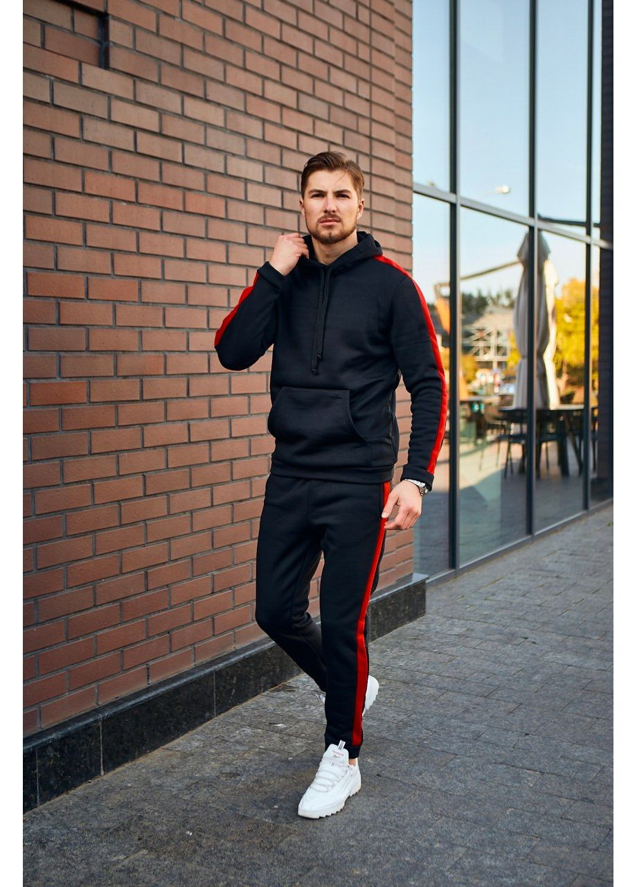 Костюм спортивный мужской на флисе No Brand спортивный костюм (360600031)