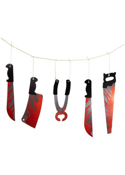 Гірлянда декоративна Halloween Інструменти 974373 1.8 м Yes (361399565)