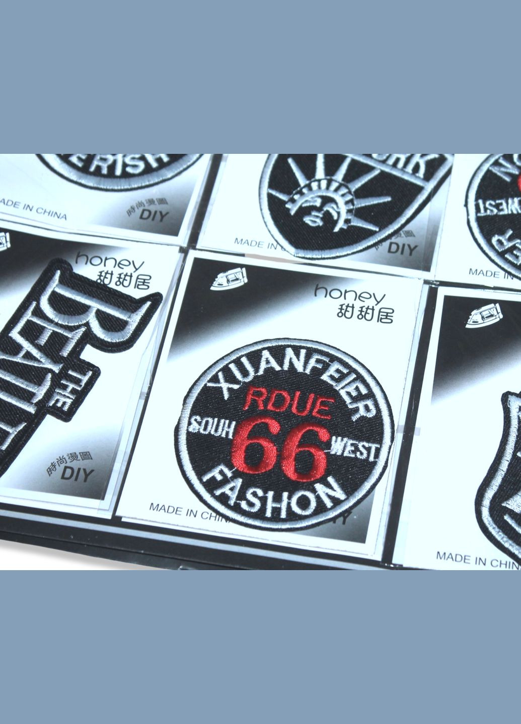 Аплікація для одягу нашивка №209 New York 9шт/8х7см FROM FACTORY A209 (339104313)