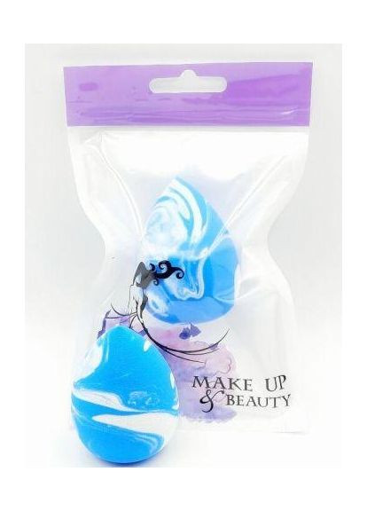 Б'юті-блендер для макіяжу крапелька Мармур в упаковці Plus-plus (354794029)