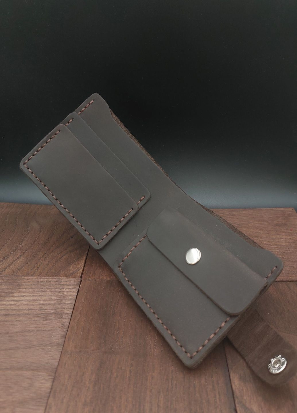 Кожаный кошелек Classic No Brand (322458495)