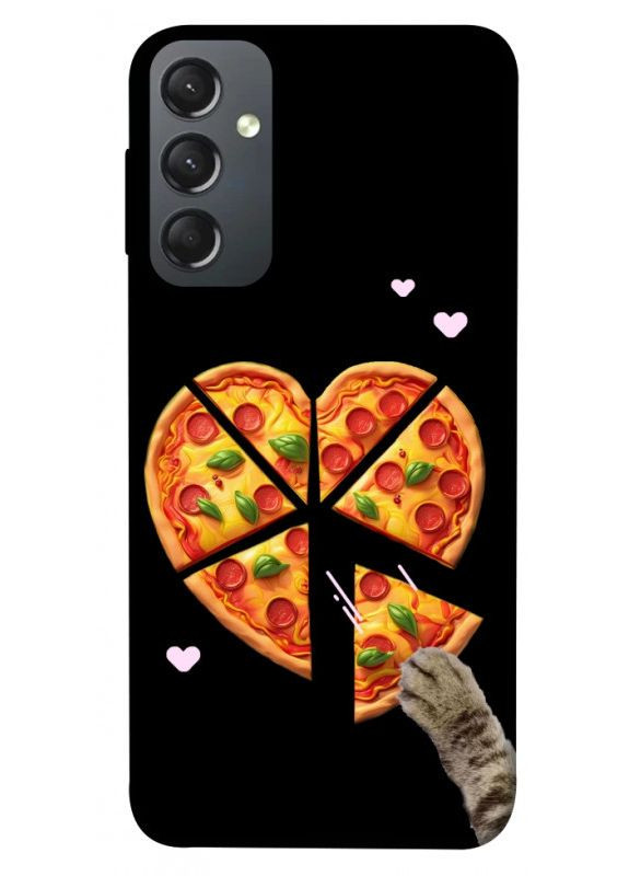 Чохол з принтом для Samsung Galaxy A24 4G / для самсунг галаксі А24 Pizza Love Cat No Brand (338608145)