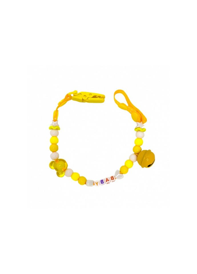 Цепочка для пустышки MGZ-0500(Yellow) с колокольчиком Megazayka (343275488)