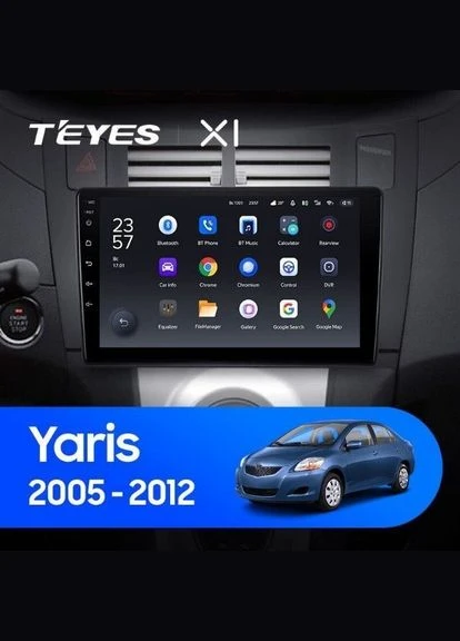 Штатна магнітола TS9-002 4+32Gb Wi-Fi Toyota Yaris XP90 2005-2012 9" Decker (378896140)