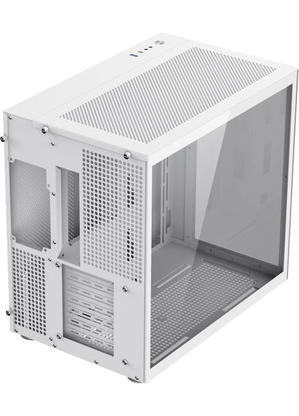 Корпус ATX без блока живлення, закалене скло Infinity White GameMax (360419933)