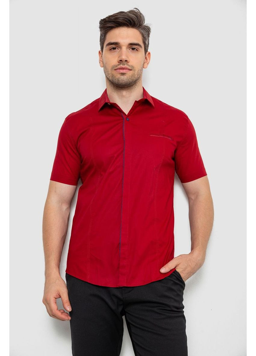 Бордовая рубашка Ager