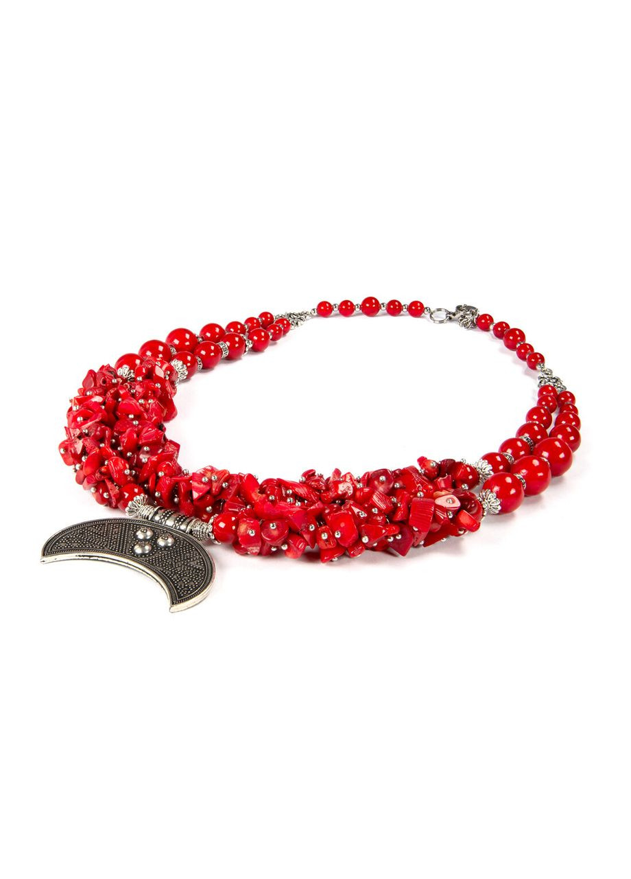 Намисто "Пелюстки вогню" Корал Fursa fashion (334022669)