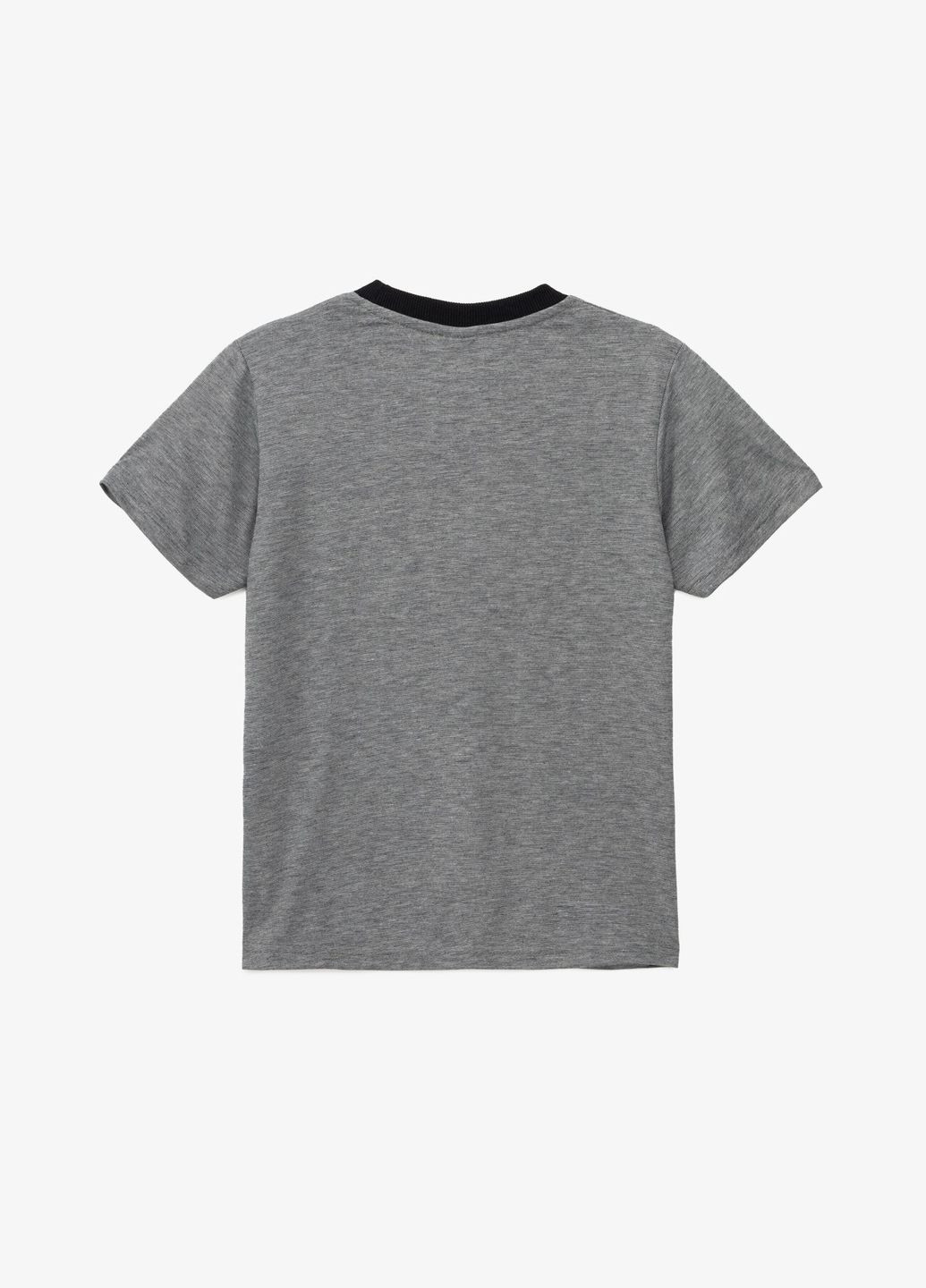 Темно-синяя летняя футболка с принтом для мальчика 2524 146 см shop (2000990889461) DENIZ