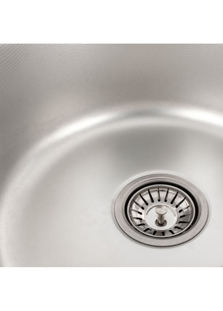 Кухонная мойка из нержавеющей стали ДЕКОР 5844 (0,8/180 мм) Platinum (336934595)