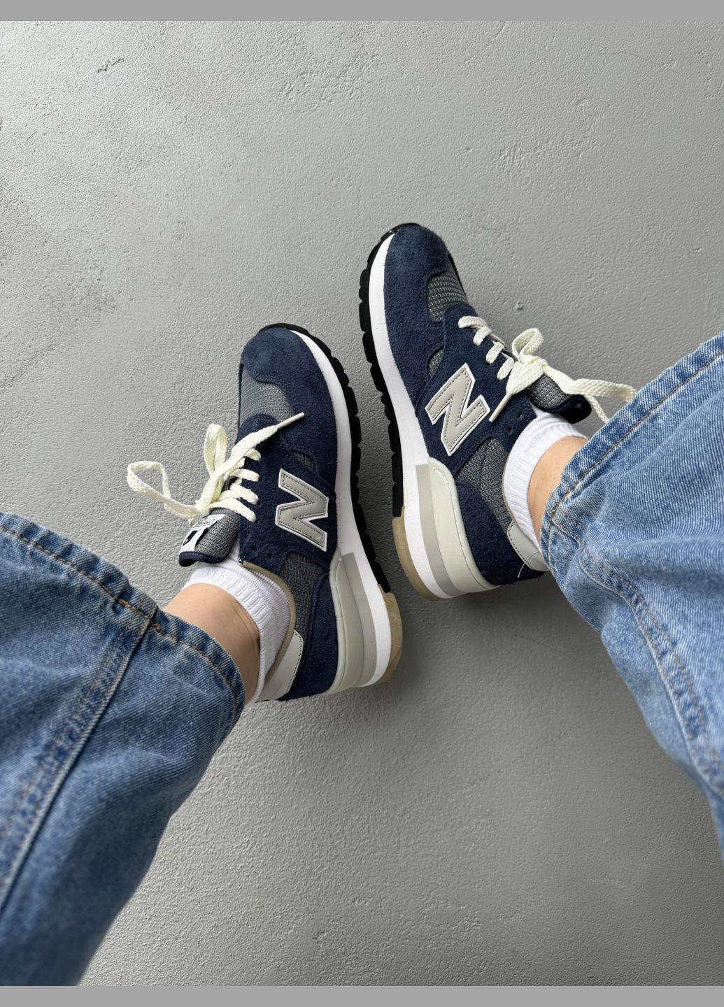 Кроссовки женские и мужские New Balance 990 blue | Нью Беланс 990 синие No Brand синие демисезоны (316663470)