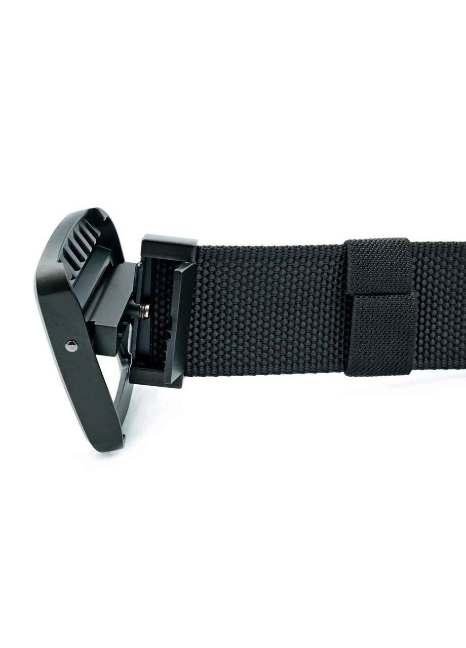 Ремінь тканинний двосторонній 3,8 х 120 см Сірий + Чорний Weatro (346121252)