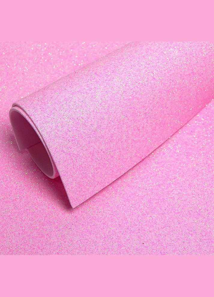 Фоаміран з глітером "хамелеон" АВ, 20х30 см, світло-рожевий No Brand (341731069)