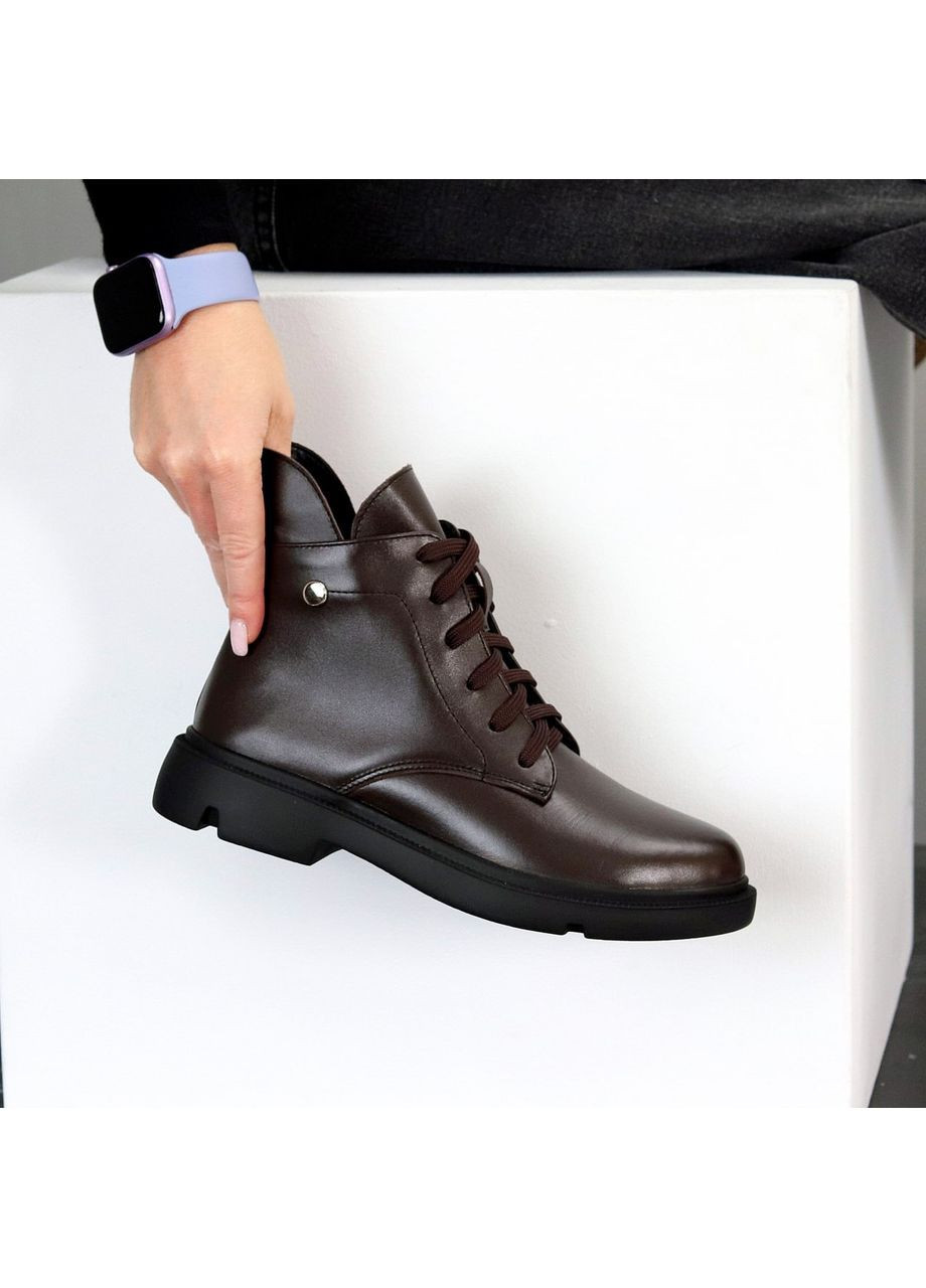 Зимние зимние кожаные ботинки Helen