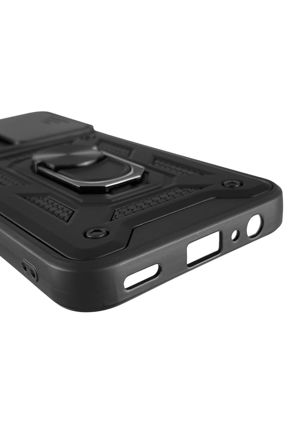 Чехол для Galaxy M15 (SM-M156) бронированный с кольцом с подставкой на самсунг м15 чёрный rg1 Samsung (366022145)