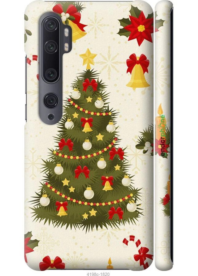 Чехол на Xiaomi Mi Note 10 Новогодняя елка "4198m-1820-70447" Endorphone (392846155)