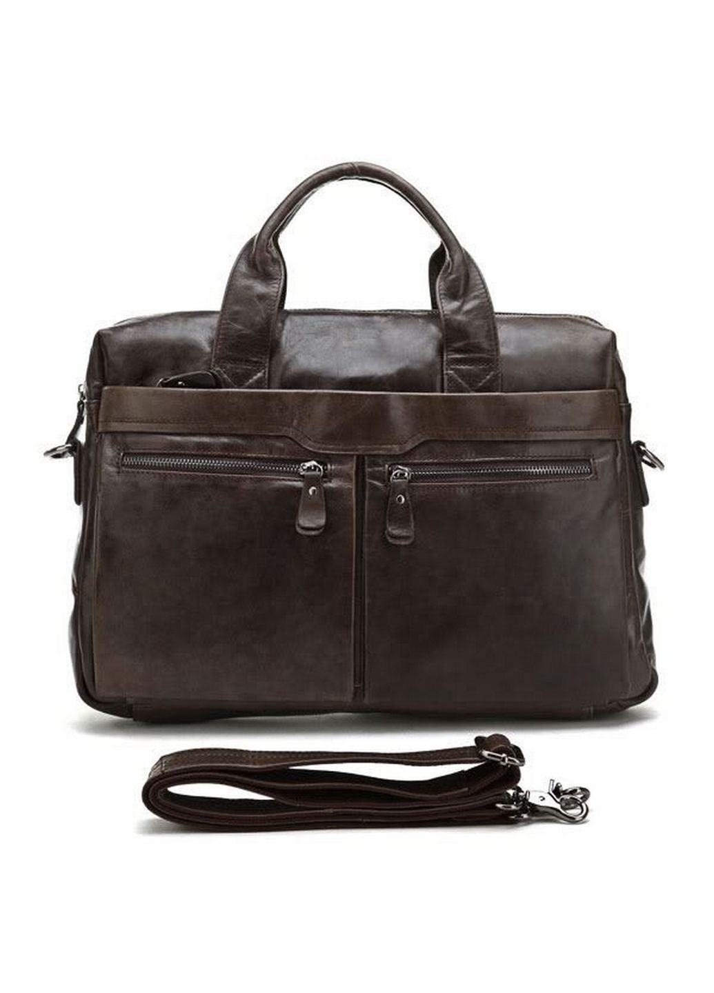 Мужская кожаная сумка 39,5х9х29 см John McDee (315874442)