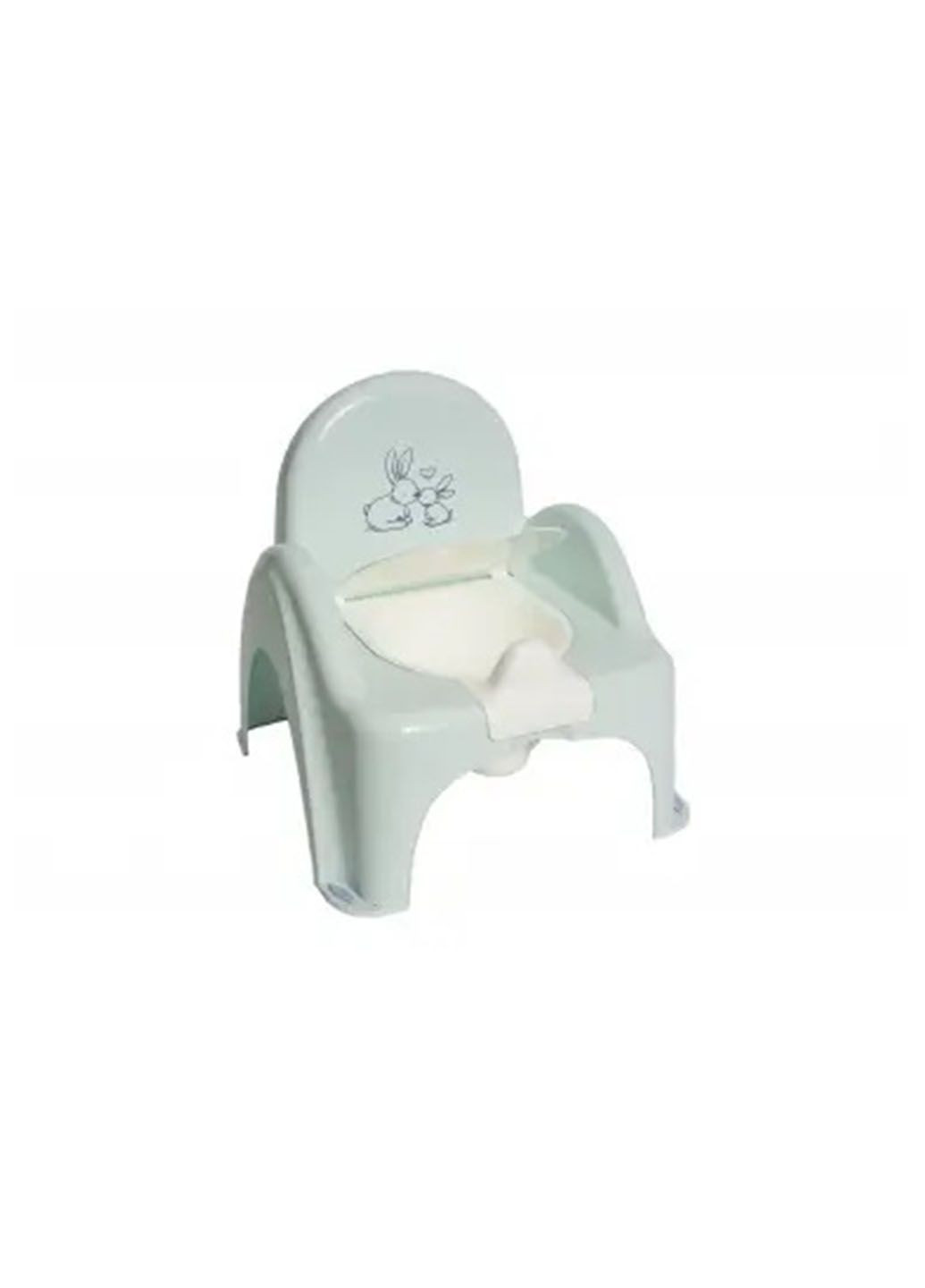 Горшок - стульчик "Зайчики" с музыкой (Салатовый) 5902963010452 PO-065-105 Tega Baby (294206570)