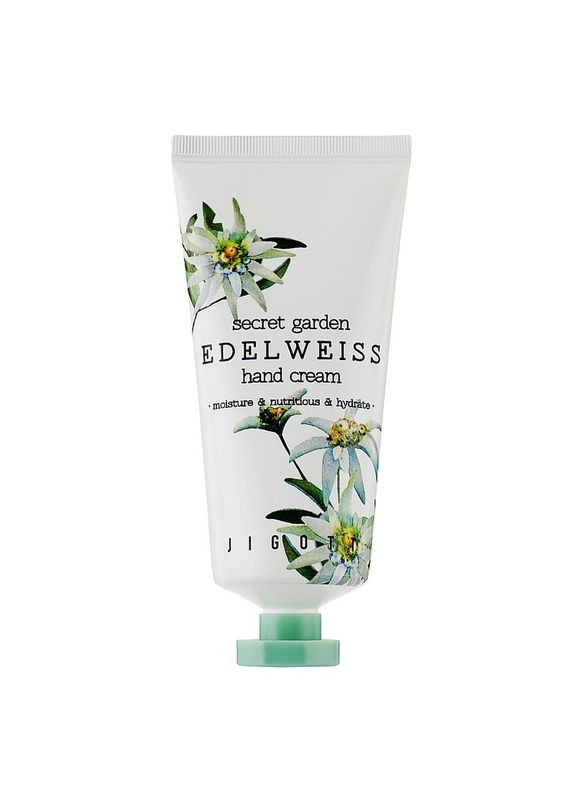 Jigott Крем для рук з екстрактом едельвейсу Secret Garden Edelweiss Hand Cream, 100 мл — Крем, Південна Корея (368893950)