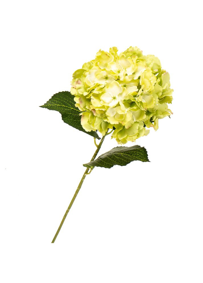 Цветок искусственный "Гортензия лимонная" 72 см ELISEY Гортензія (322248775)