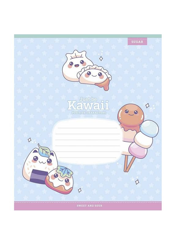 Тетрадь ученическая "Just be Kawaii" 0123408K-4 в клетку, 12 листов Школярик (300277431)