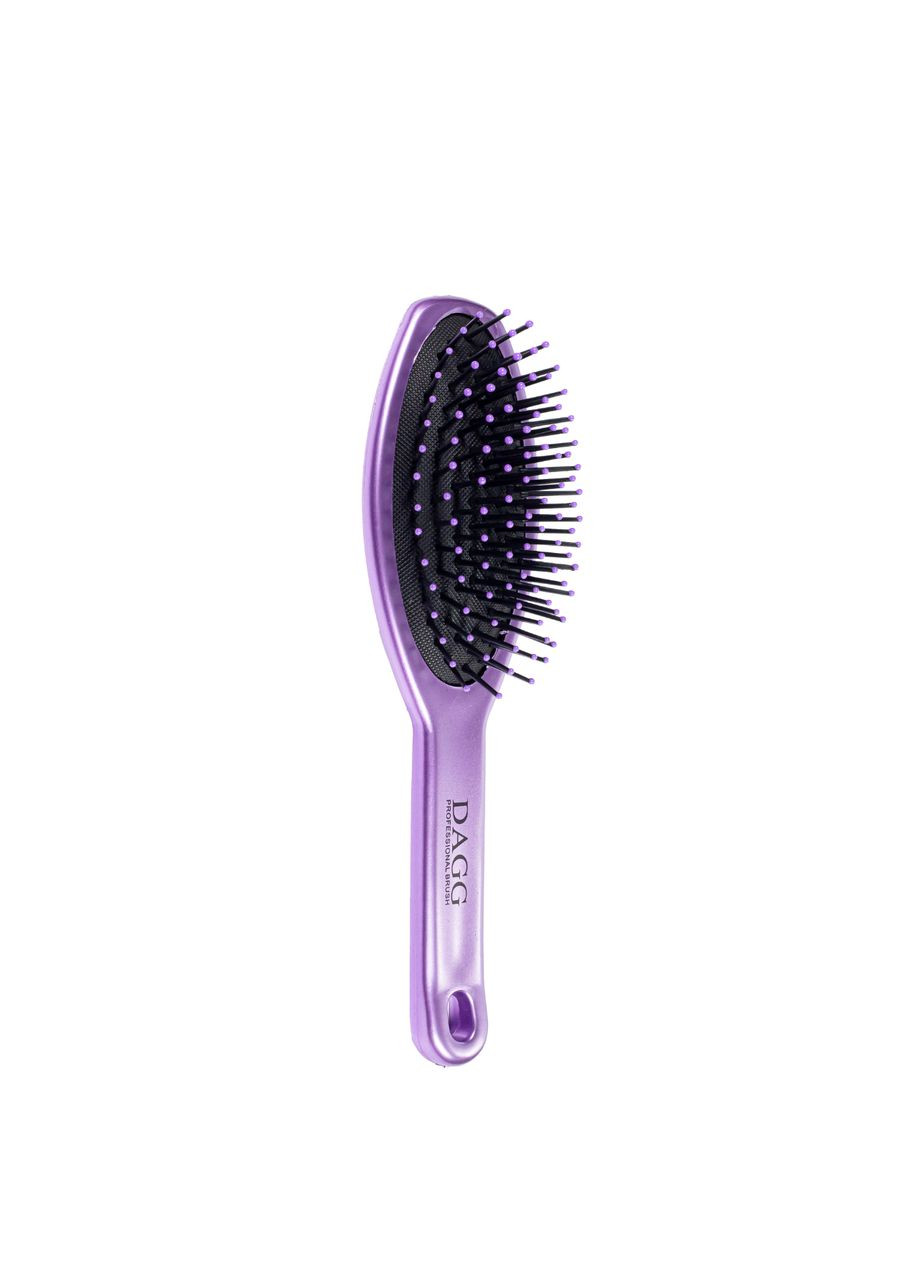 Расчёска для волос массажная овальная 21,5 см, Сиреневая DAGG (361377205)