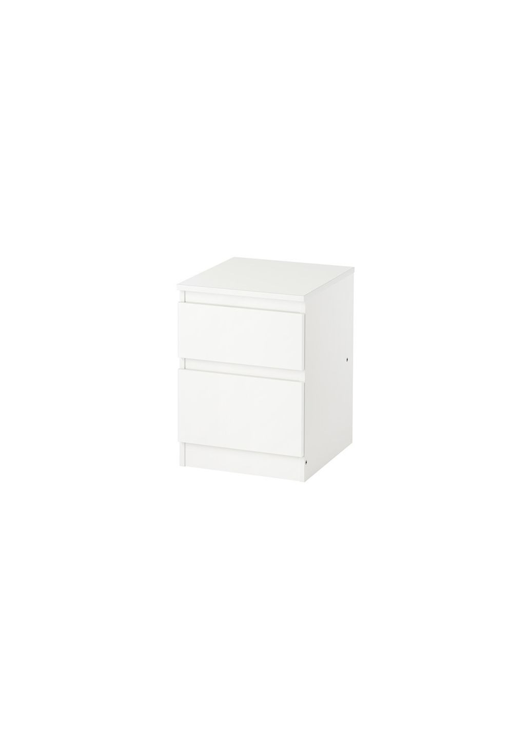 Комод 2 ящики білий 35х49 см IKEA (277965008)