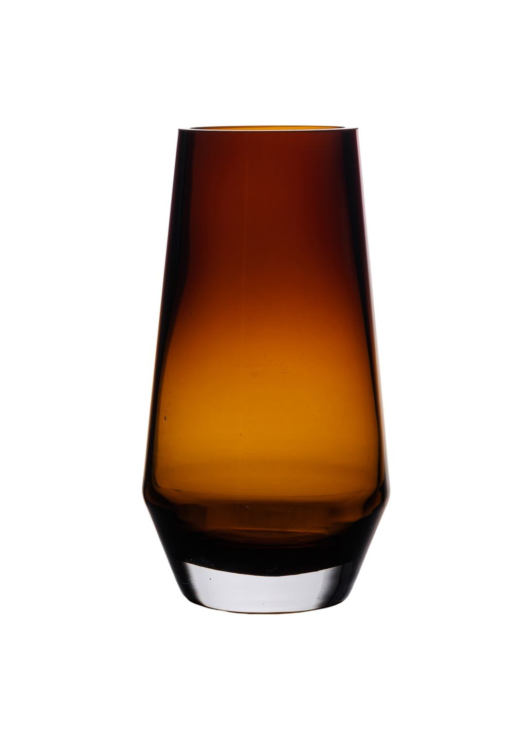 Ваза для цветов Flower Season стеклянная Botanica 26 см коричневая HP-10-27 No Brand (348467670)