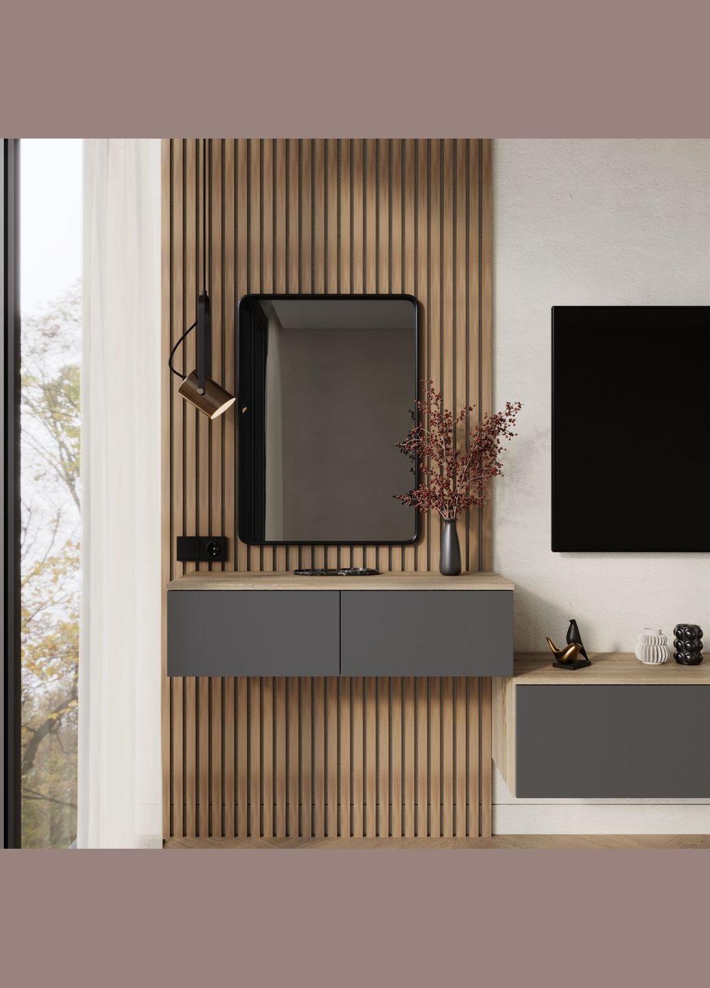 Тумба подвесная Tree Art LumiWall (318724554)