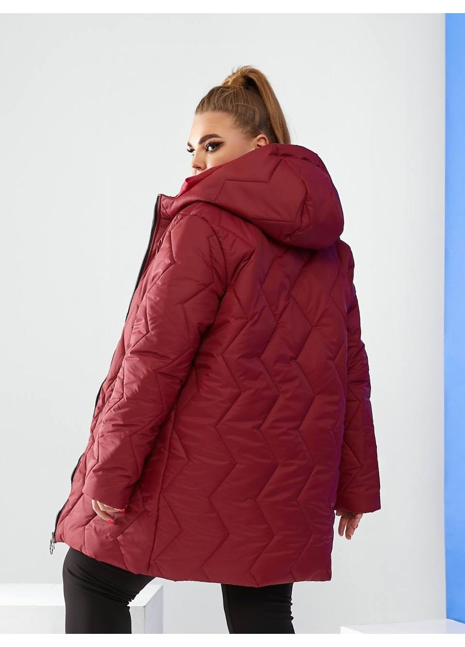 Бордова зимня жіноча зимова куртка куртка-пальто Avanti