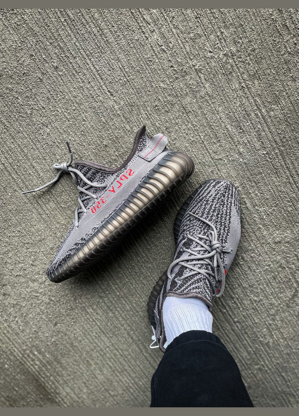 Сірі всесезон кросівки чоловічі і жіночі adidas yeezy boost 350 gray | адідас ізі буст 350 сірі No Brand