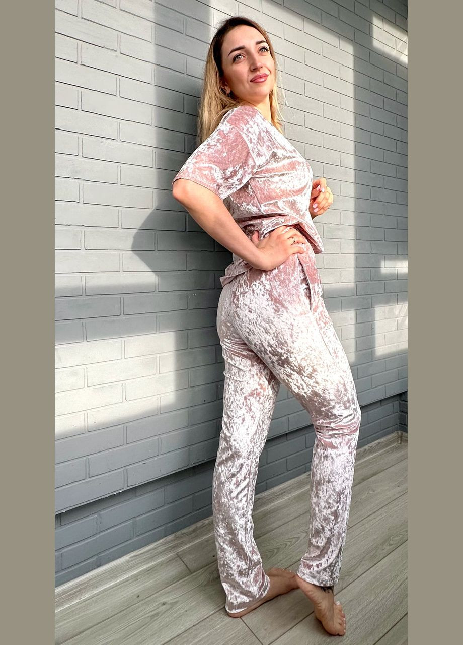 Пудрова всесезон домашній костюм-піжама 2 Льва