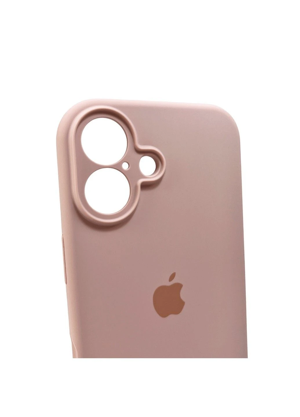 Чохол для смартфона Silicone Full Case AA Camera Protect для Apple iPhone 16 15, Pink Sand Silicone Case (382474513)