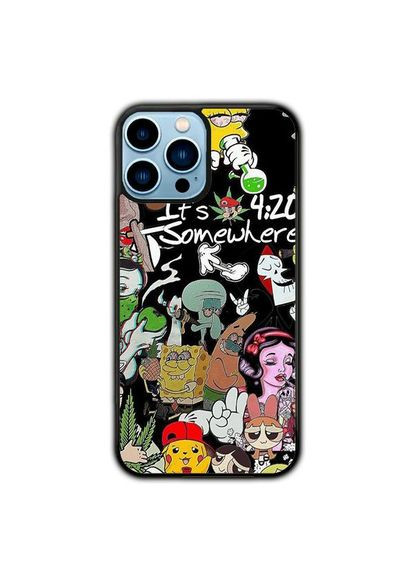 Чохол для Apple Iphone 14 Pro Max Чорний No Brand (302220064)