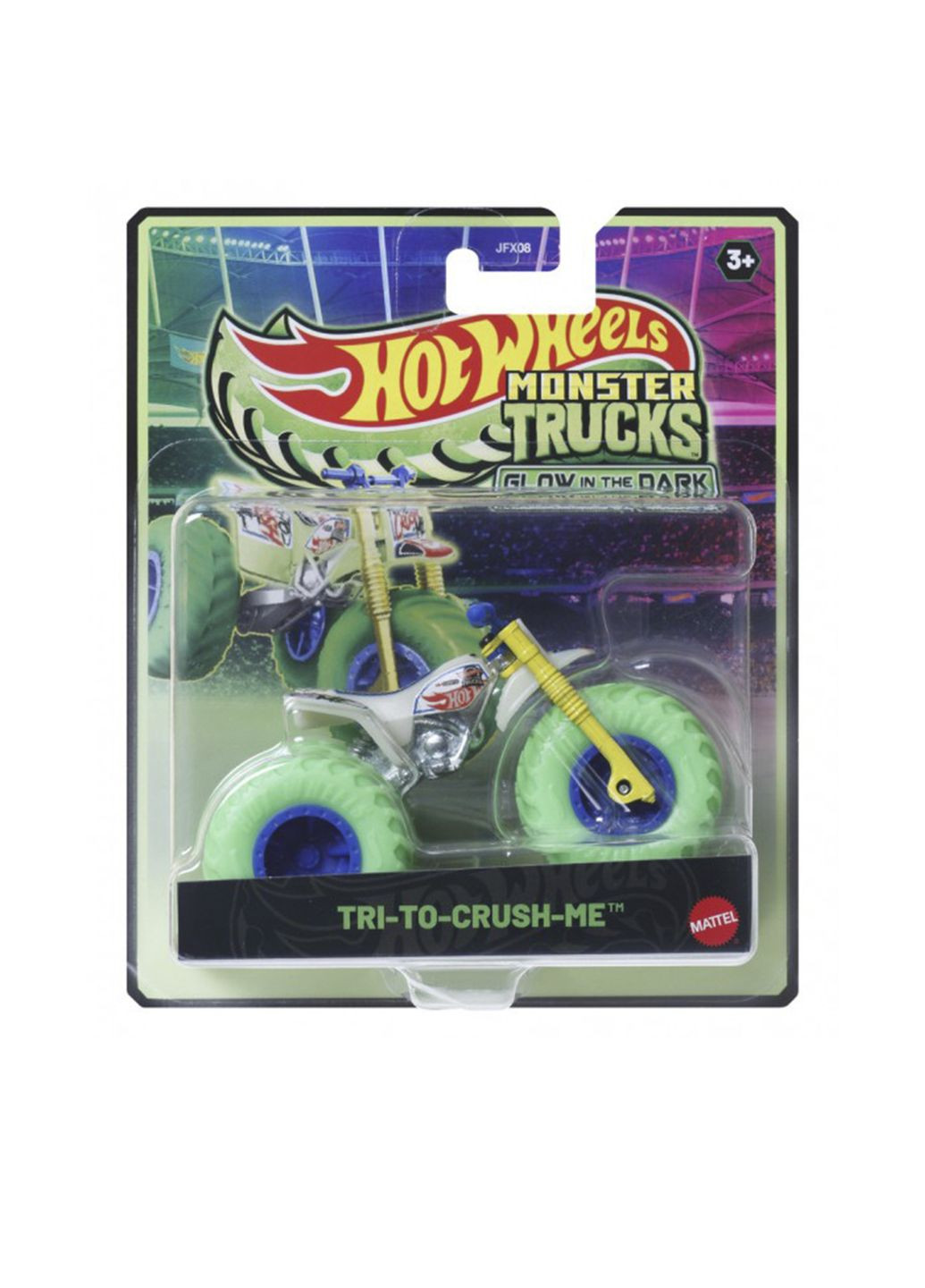 Машинка-позашляховик серії "Сяючі в темряві" Monster Trucks колір різнокольоровий CB-00276547 Hot Wheels (346076748)