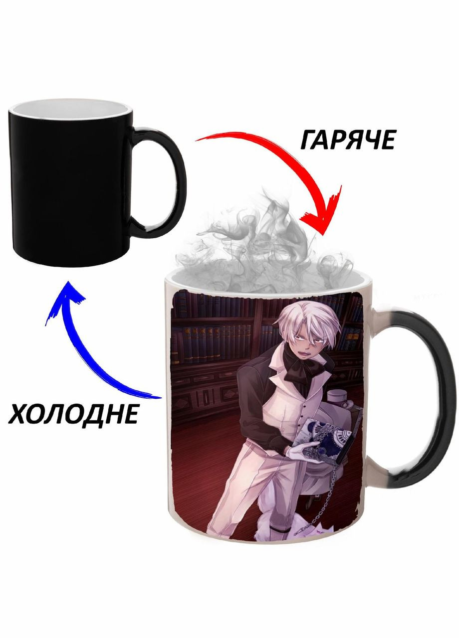 Чашка хамелон Мемуары Ванитаса Аниме #005 (кружка, чашка) Черная 330 мл No Brand (323470587)