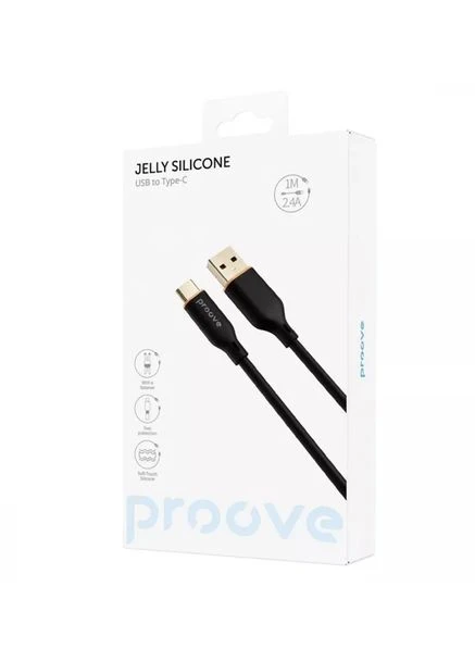 Кабель Jelly Silicone USB to Type-C 2.4A (1m) ( ) Proove (400764981)