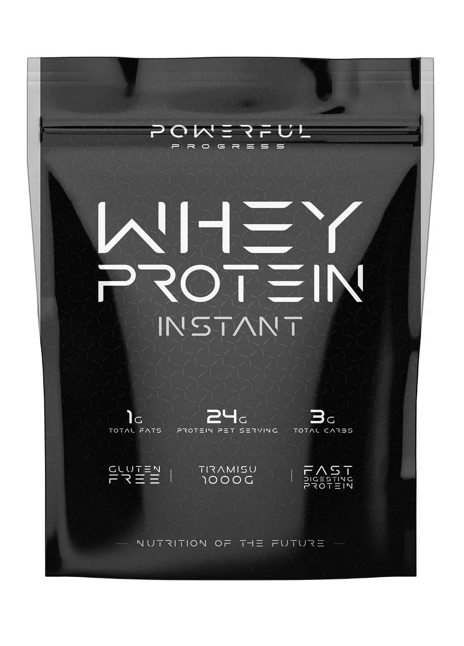 Протеин Whey Protein Instant 1000 г 33 servings Tiramisu Powerful Progress (387621400)