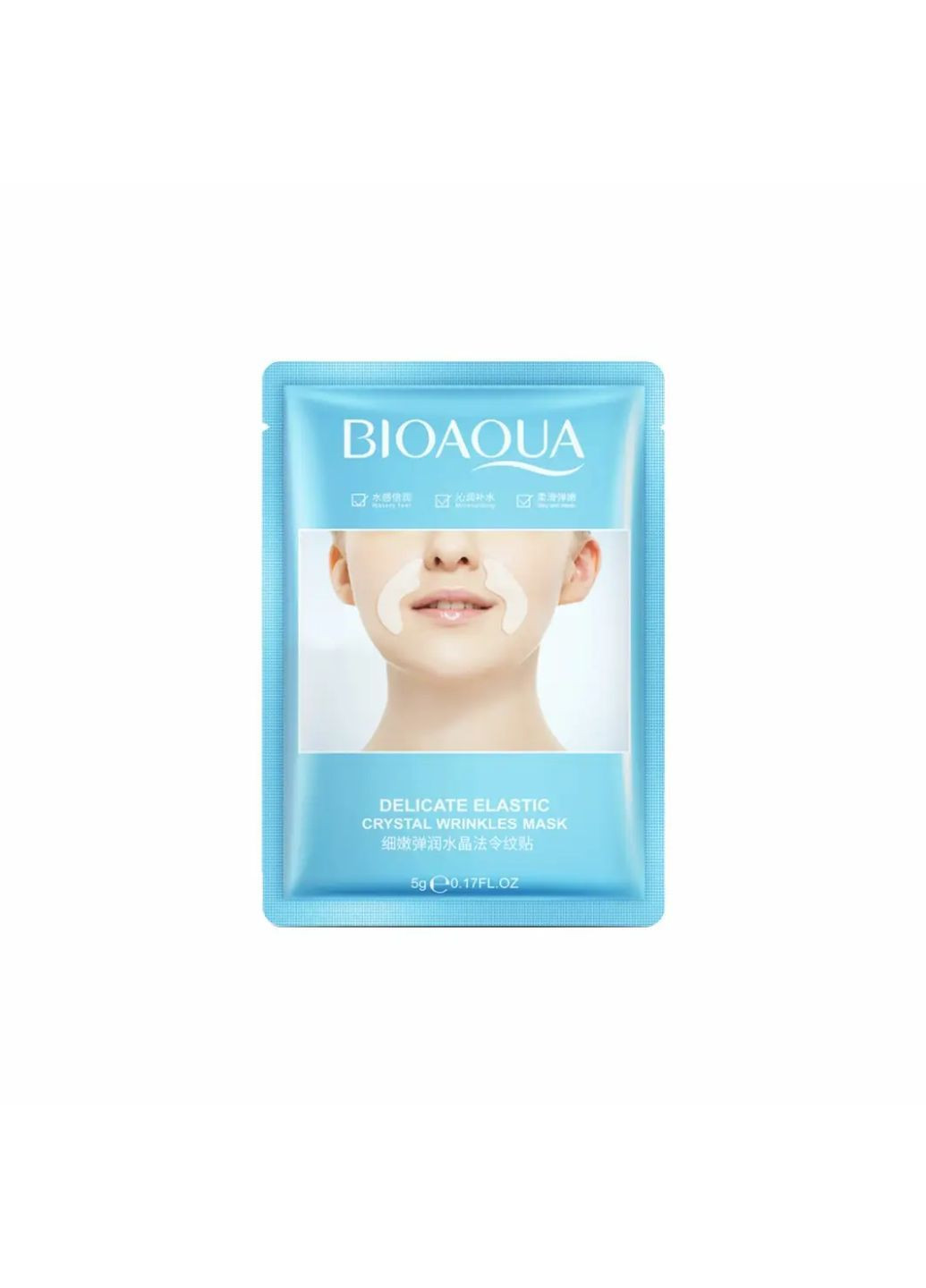 Маска для лица Delicate Elastic Crystal Wrinkles Mask, 5 мл Bioaqua (291161804)