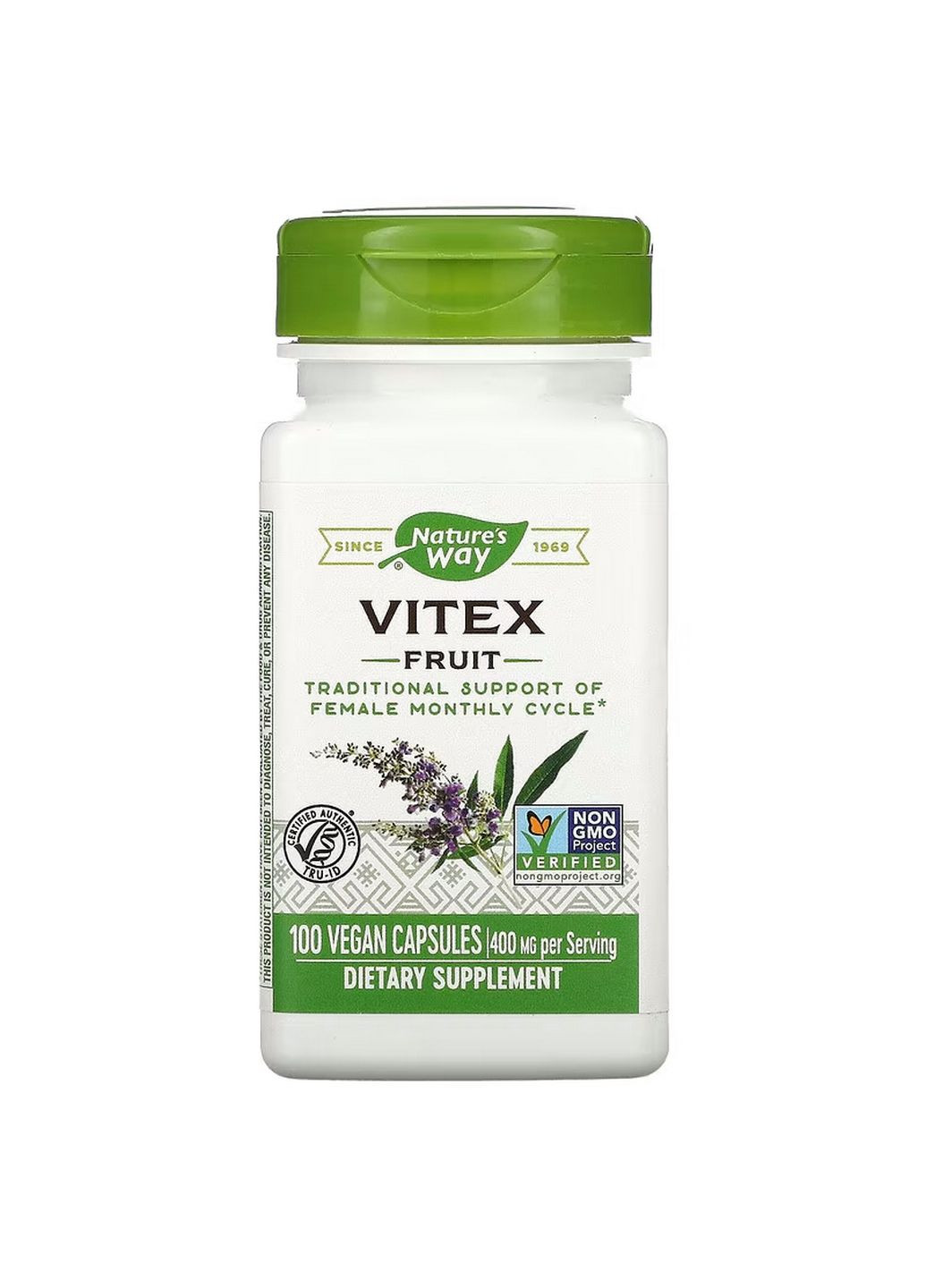 Натуральная добавка Vitex Fruit, 100 вегакапсул Nature's Way (293339276)