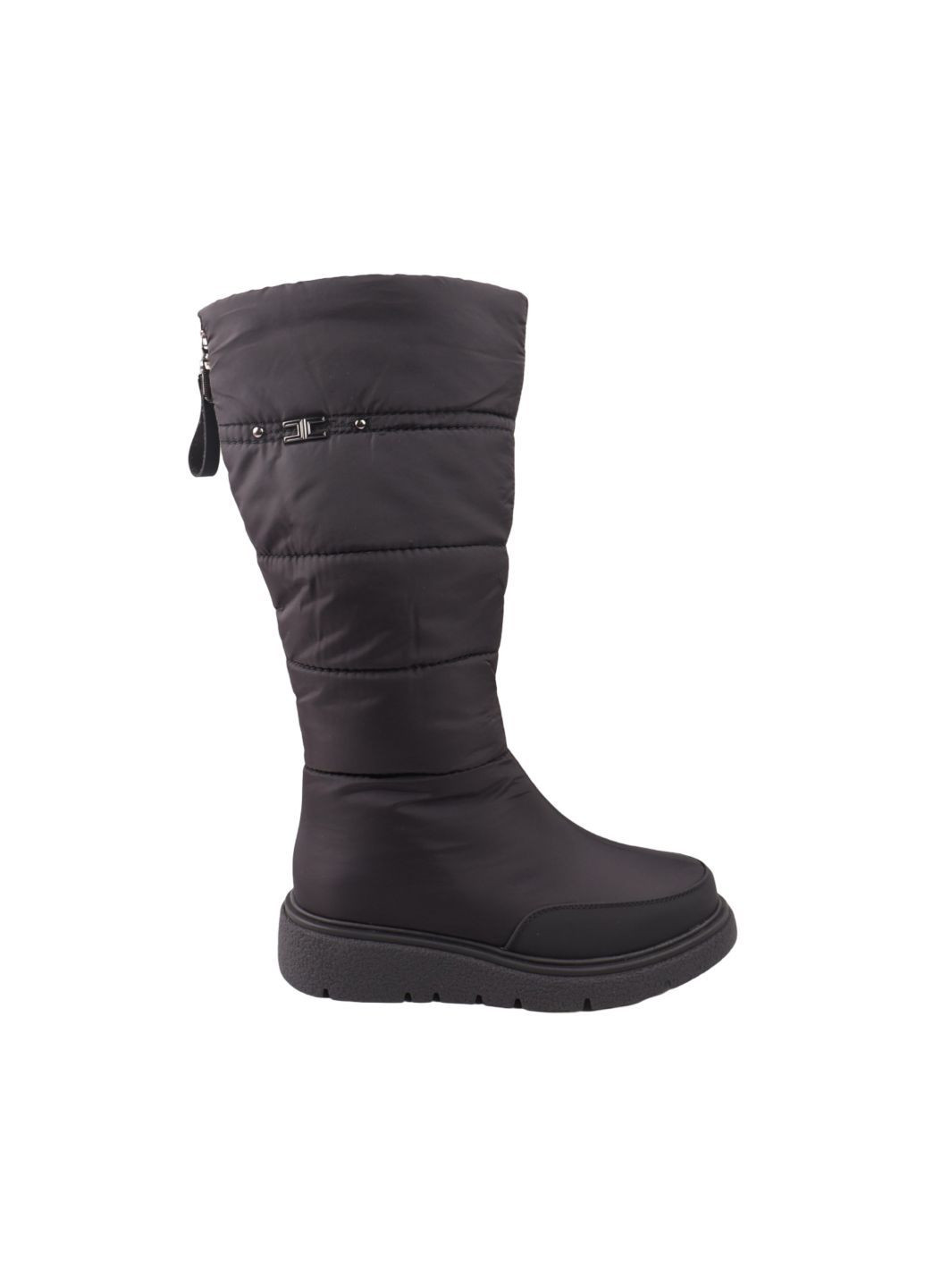 сапоги женские черные балоновые Meglias