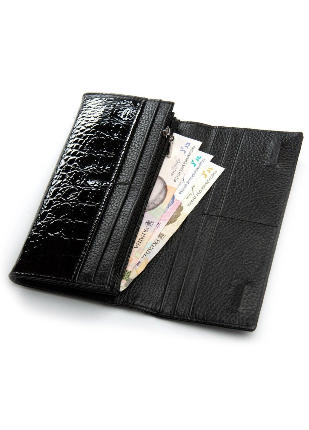 Жіночий лаковий шкіряний гаманець PE PEW501-2 black Dr. Bond (363254132)