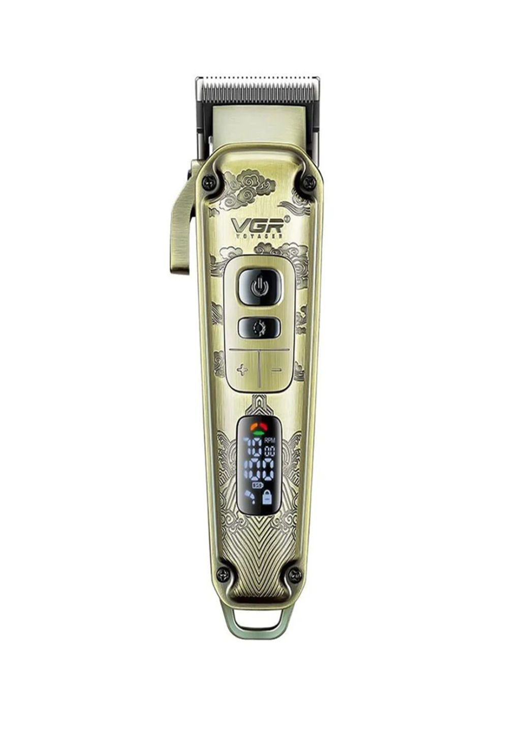 Акумуляторна машинка для стрижки волосся V 005 з 8 насадками та LED дисплеєм VGR (317416647)